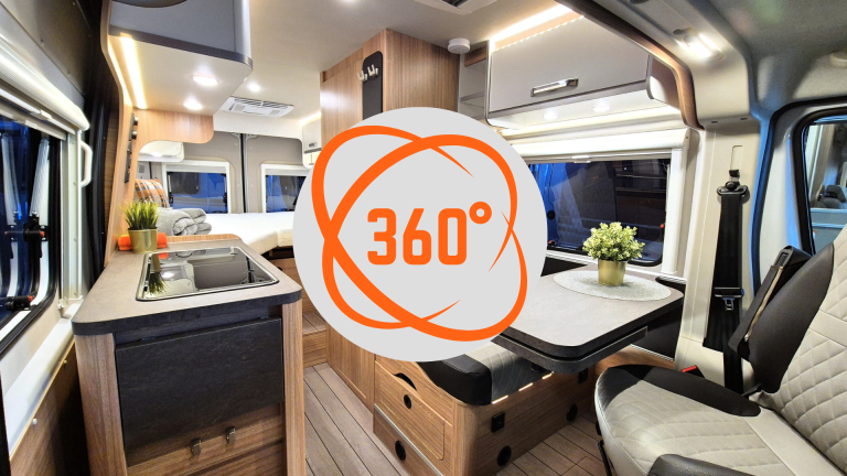 360 esitys Weinsberg CaraBus 600 ME Edition Fire 2025 retkeilyauto