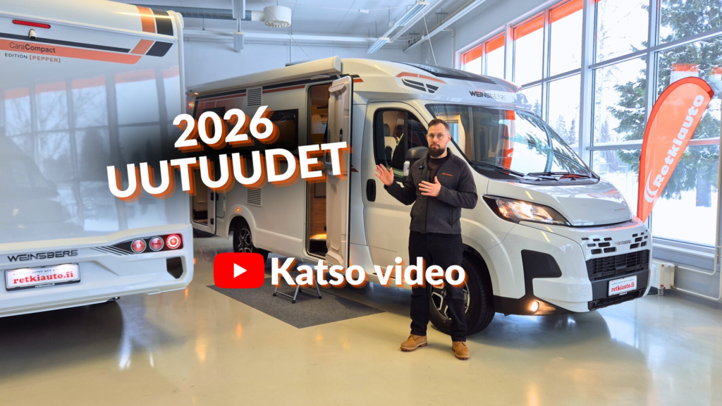 Esittelyvideot matkailuautot ja retkeilyautot